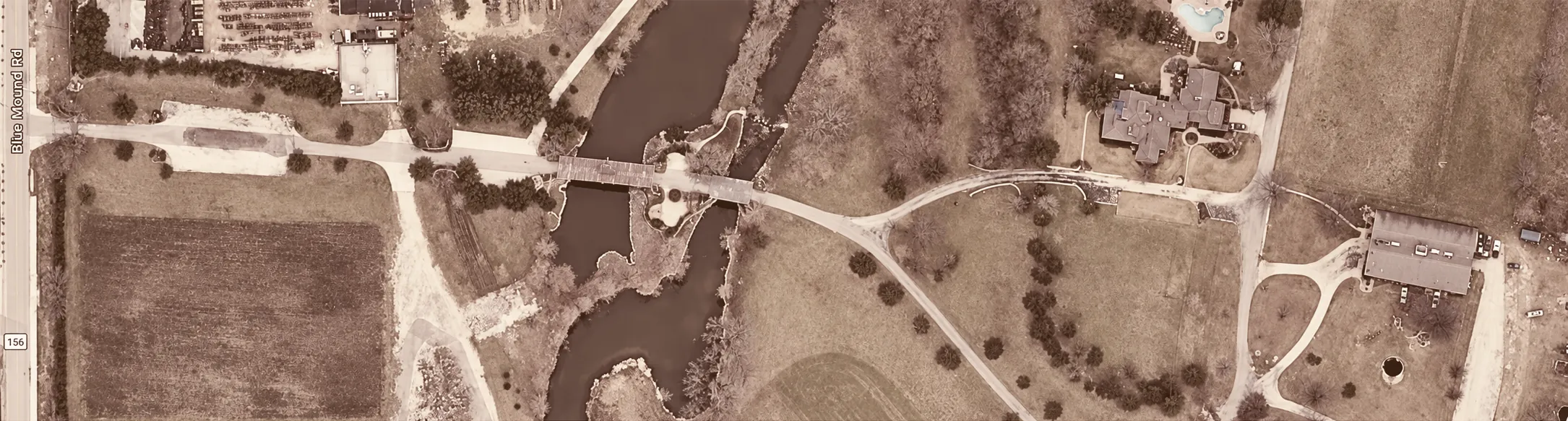 Aerial view of the Papaian Studios campus site in Fort Worth, Texas